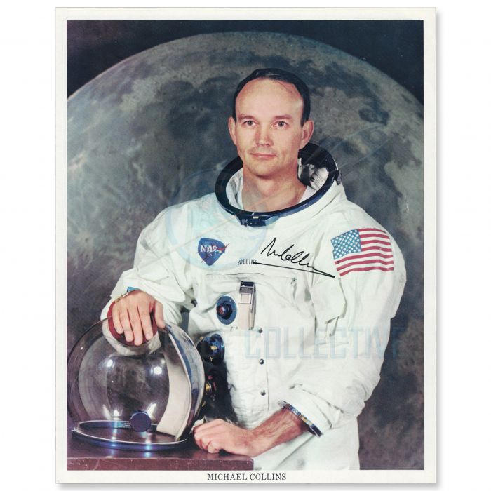 Apollo 11 Crew Signed WSS Lithos