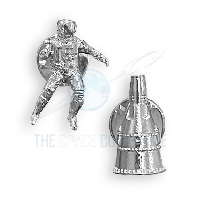 Gemini 4 Flown Pin Set & NASA Litho