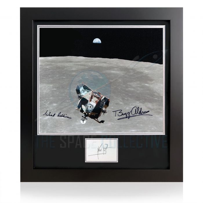 Apollo 11 Crew Signed 16x20 Moonshot Frame main product photo