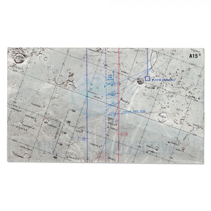 Apollo 17 Flown Photography Map - A15 main product photo