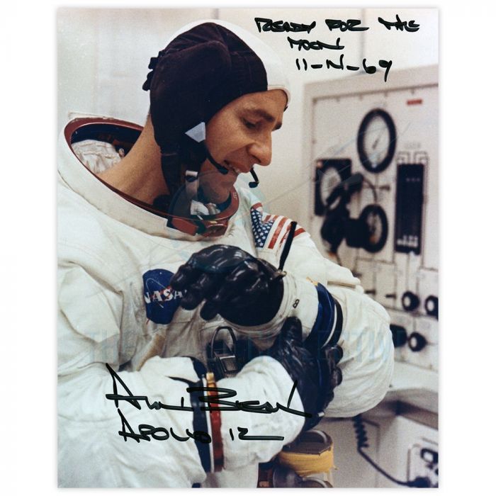 Apollo 12 Signed Suit Up Photo main product photo