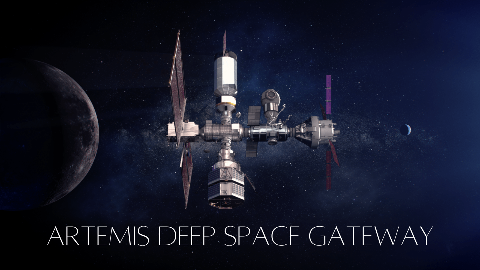 Artist concept of Artemis Gateway