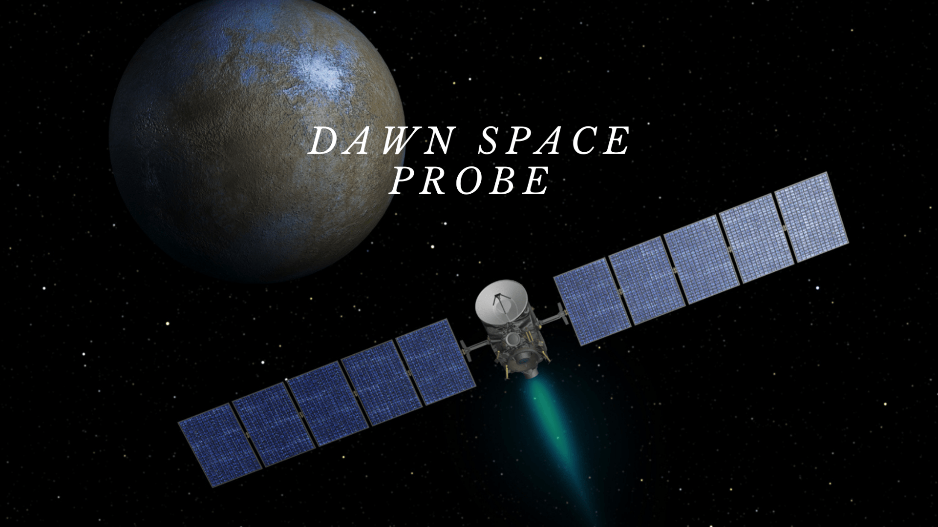 Dawn space probe header