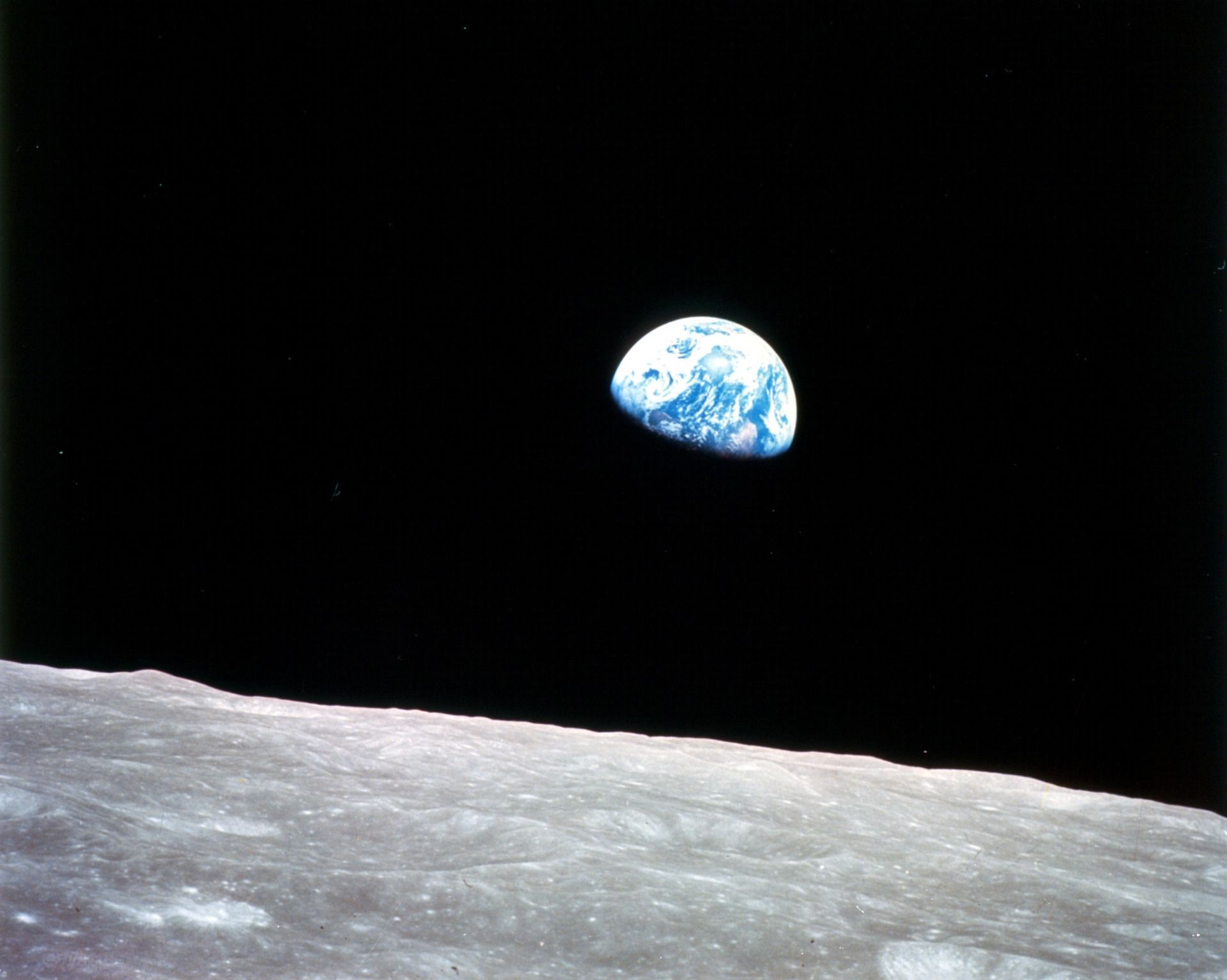 Earthrise from Apollo 8