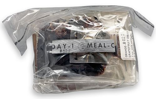 apollo space food meal pack