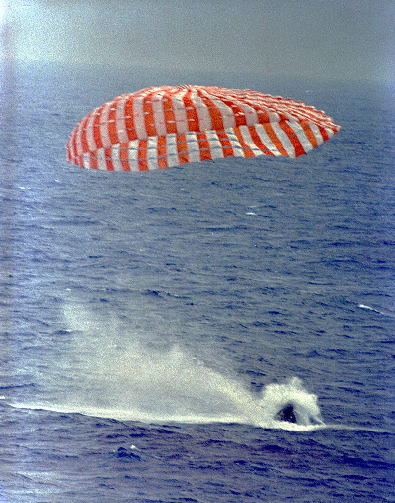 Gemini 9A splashdown