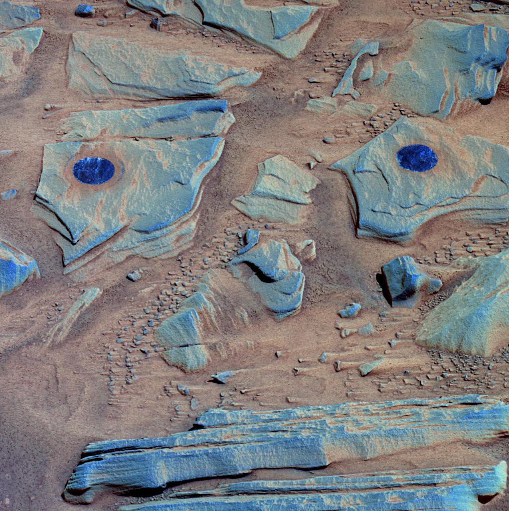 Mars surface at Home Plate from Spirit