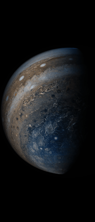 Jupiter from a Distance from Juno