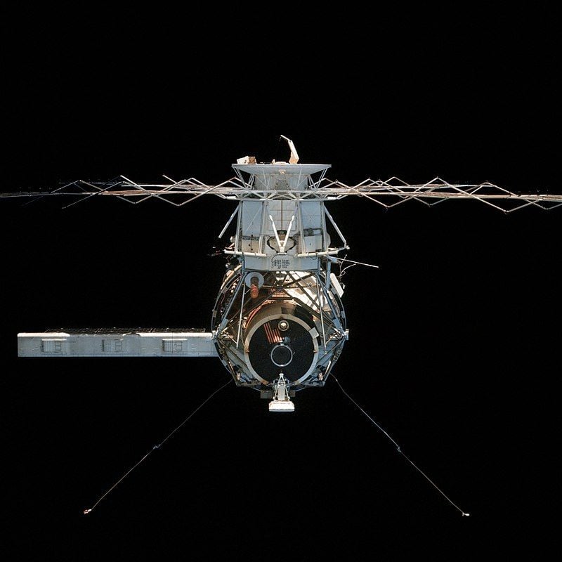 Skylab as last crew was leaving