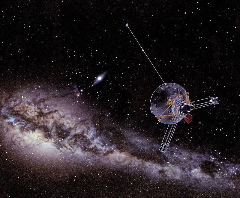Artist rendering Pioneer 10
