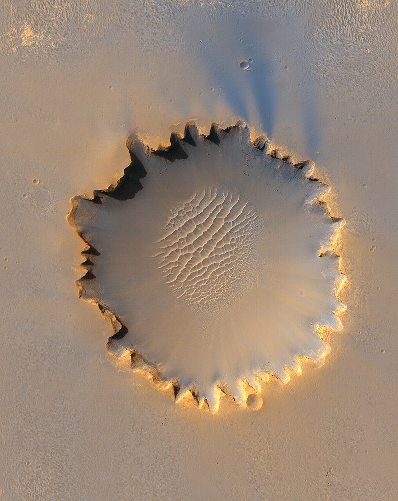 Victoria crater on Mars from MRO