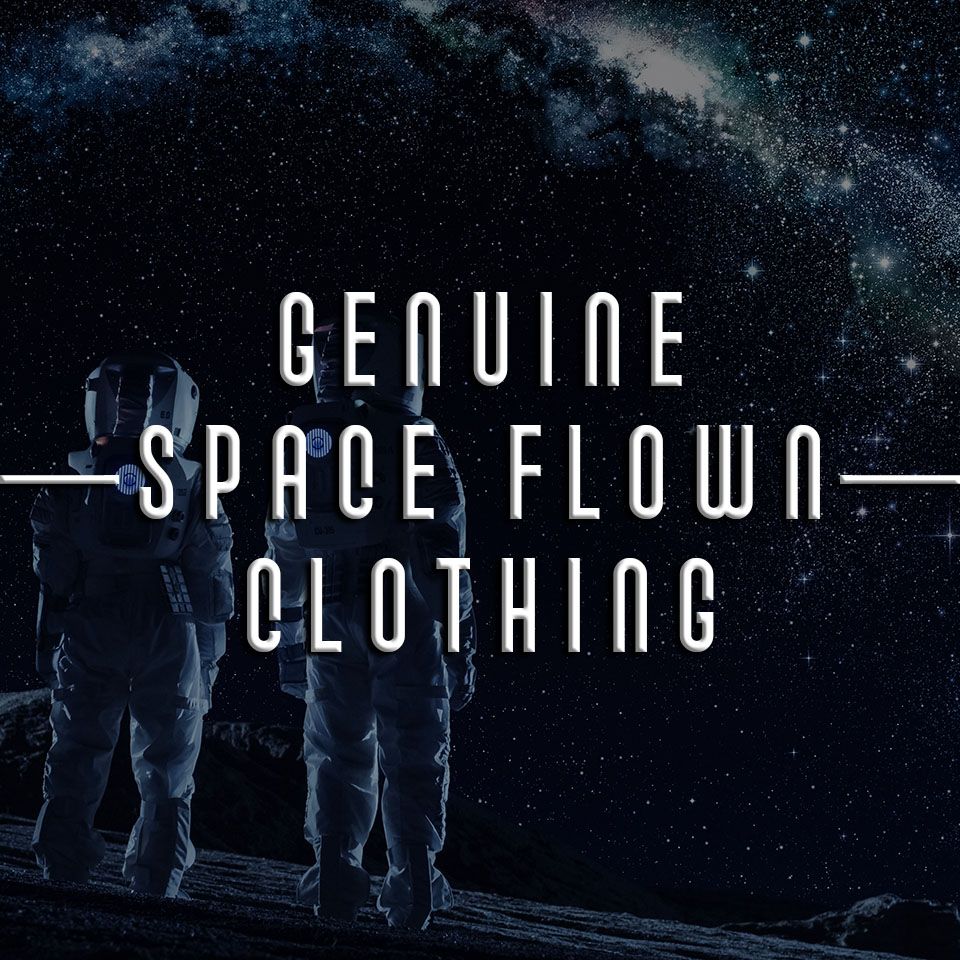 Own genuine clothing labels that have been flown into space by The Space Collective.