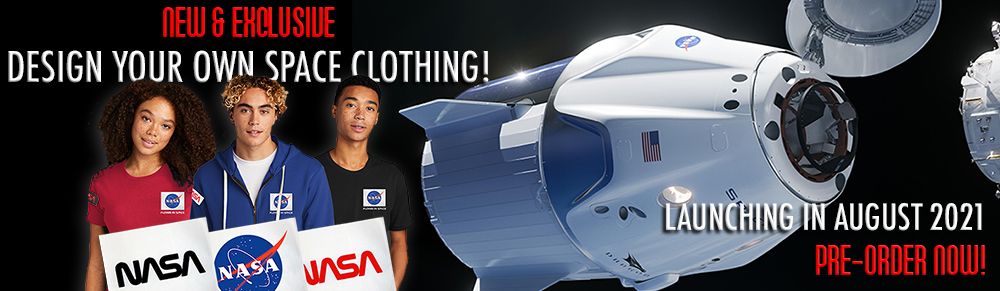 design your own flown in space clothing